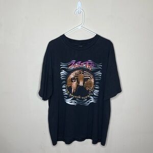 ZZ Top Concert T Shirt Mean Rhythm Global Tour 1997 by American Giant